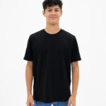 zwart t-shirt basic heren