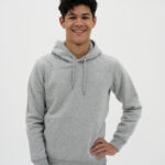 grijs hoodie basic heren