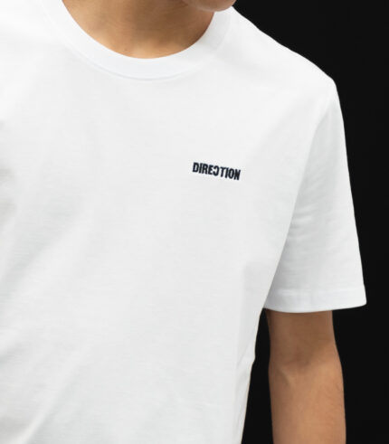 wit t-shirt direction 2001 opdruk