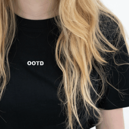 zwart t-shirt ootd