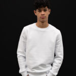 Wit sweater basic heren
