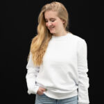 Wit sweater basic dames