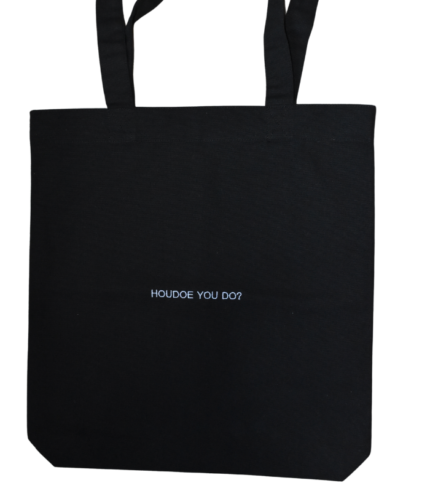 8000 zwart tote bag houdoe you do close up