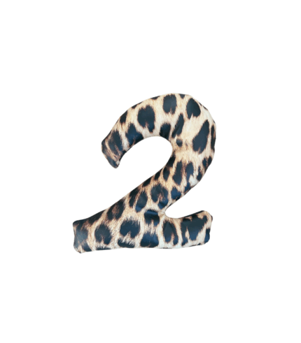 10005 stofcijfer cheeta 16 cm