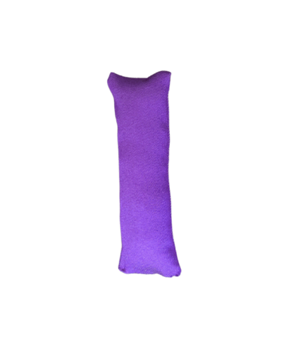 90004 stofletter paars 16cm